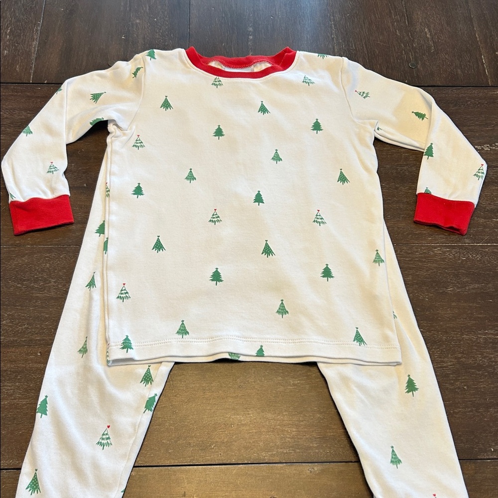Bella Bliss Christmas Trees 2-Piece Cotton Pajama Set
